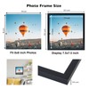 8x8 Picture Frame Set of 4 Black for Wall Hanging