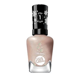 Sally Hansen Miracle Gel™, Tinsel Time for Two, Long Lasting, Gel-Like Formula, No UV Lamp Needed, Nude Glitter Nail Polish