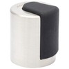 Wagner designer door stop, to screw in, brushed metal, thermoplastic