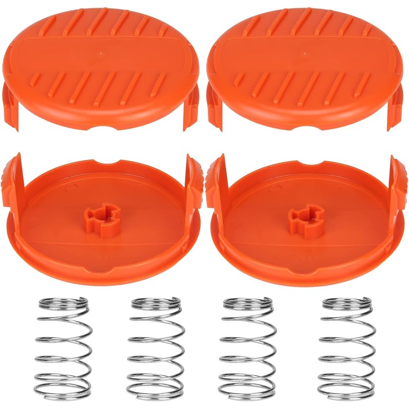 4 Pack Trimmer Spool Cover, Durable Replacement Mower Spool Line