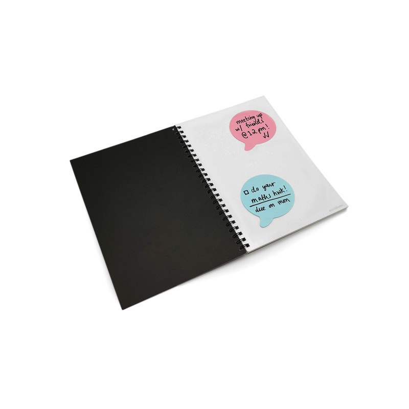 400 Speech Bubble Shaped Sticky Notes - Pastel Colours (76x76mm)