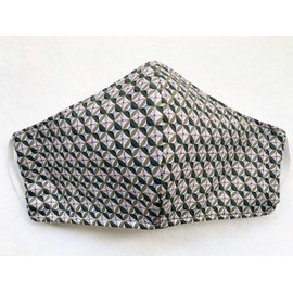 Liberty Tana Lawn Face Mask With Built in Filter. Sebastian Geometric. 3 Layers, Washable. Handmade in UK