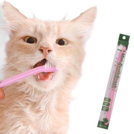 Cat Dog Toothbrush Puppy Tooth Brushing Kit Cat Dental Healthy Pink Teeth Brush for Dogs Dental Hygiene Toothbrush for Pet Kitten Bunny 1 Piece