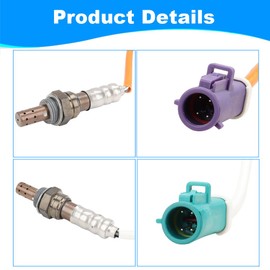 JDMON 2PCS Oxygen O2 Sensor Upstream Downstream Replacement for 2011-2019 Ford Fiesta 1.6L L4 Compatible with 234-4493, 2344493, 234-4555, 2344555