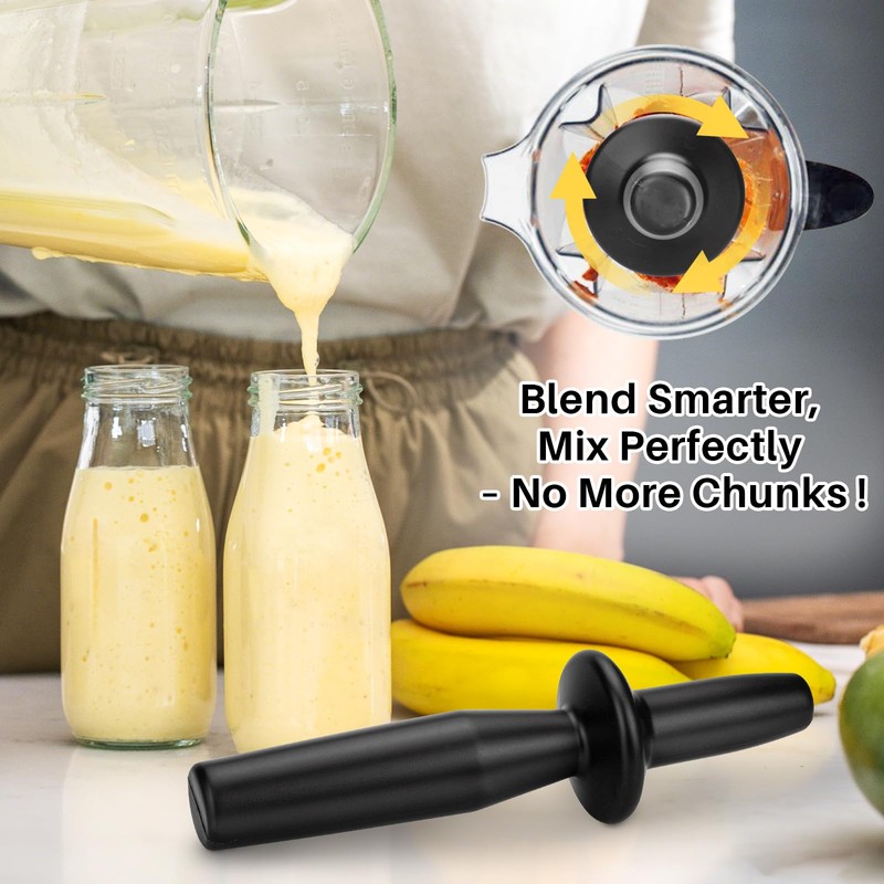 Low Profile Tamper Replacement, Plunger Replacement Compatible with Vitamix Blender