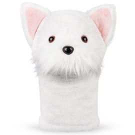 mytag West Highland White Terrier Dog Driver Headcover Funny Golf Club Head Covers, Animal Plush Golf Headcover