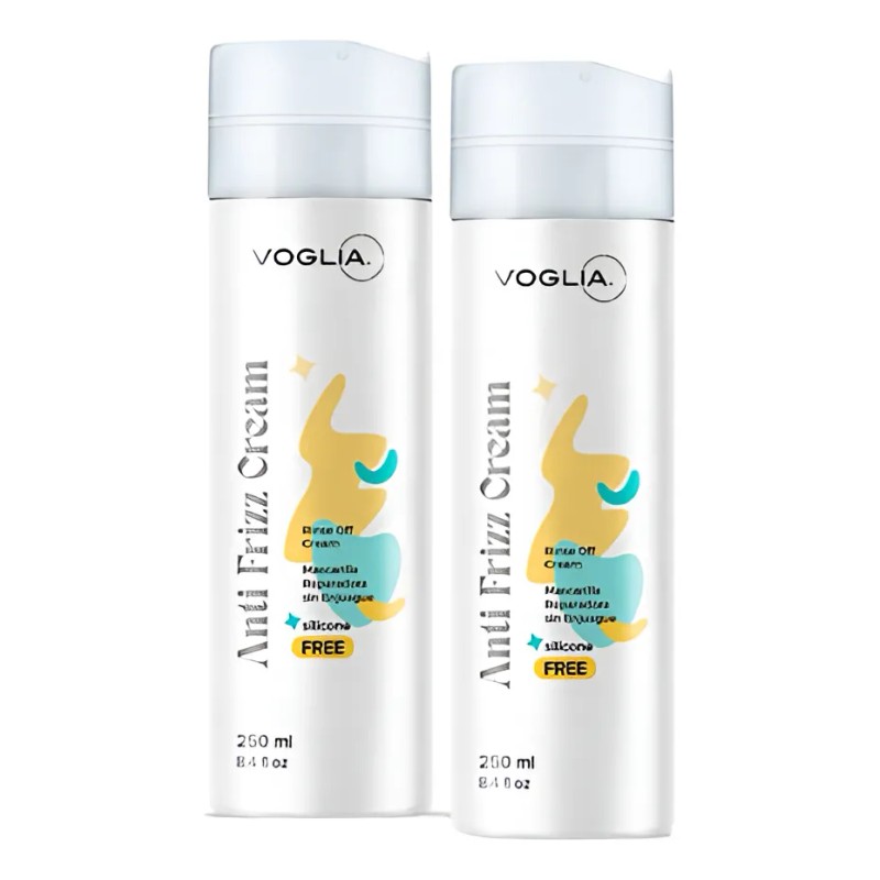 2 Pack Voglia Anti Frizz Cream 250ml