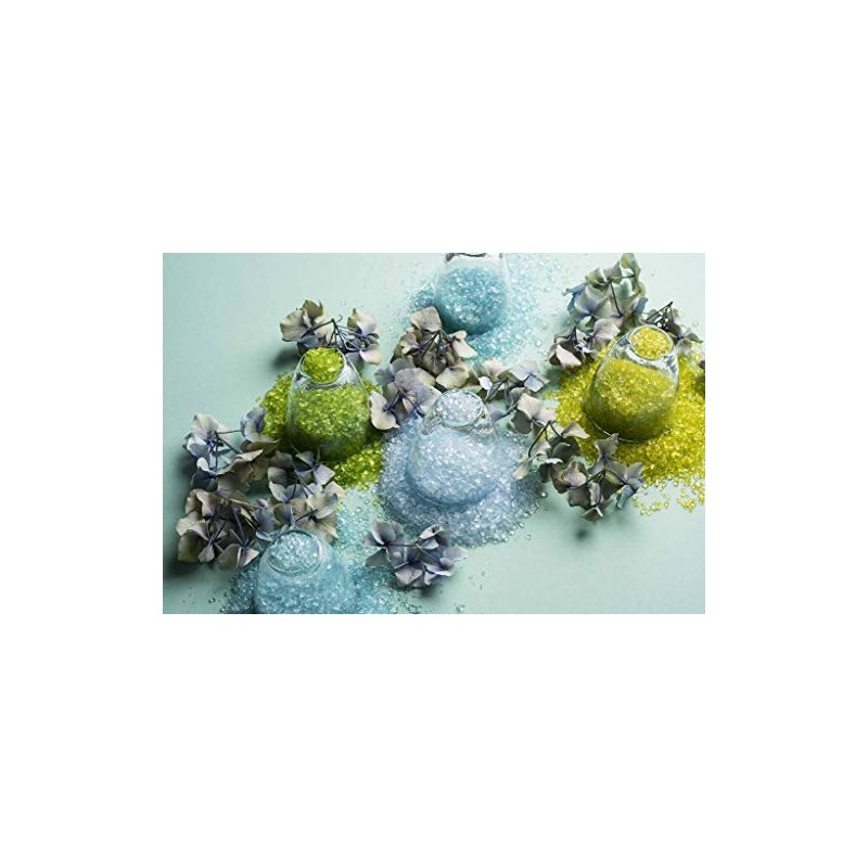 naninoa Glasnuggets Glass Pebbles Glass Granules Glass Sand 300g Colour: