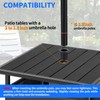 Patio Table Umbrella Hole Ring Plug, Patio Umbrellas Cone Wedge