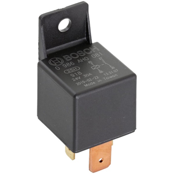 Bosch 0986AH0081 Power Relay 24V 30A, IP5K4, Operating Temperature from