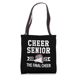 Cheer Senior Class 2025 Cheerleader Senior Night Graduation Tote Bag