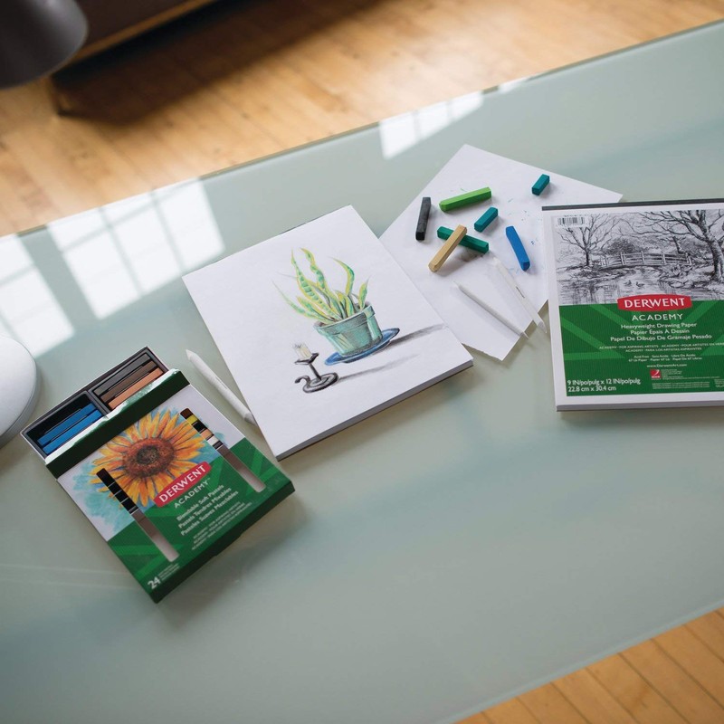 Derwent Academy Paper Stumps, Assorted Sizes, 3 Pack (98248)