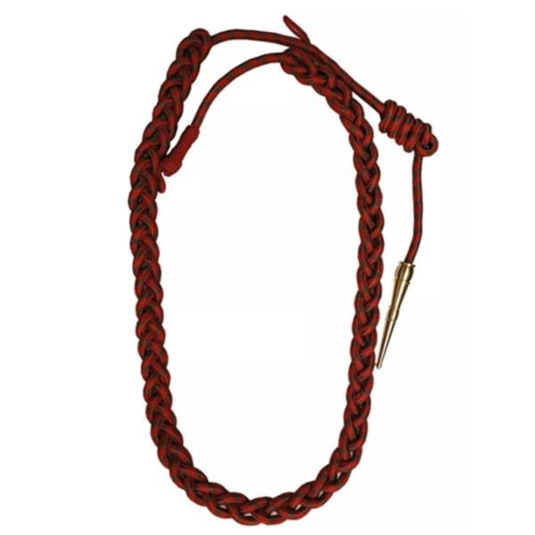 U.S. Army Belgium Fourragere Cord with Barrel and Tip (each)