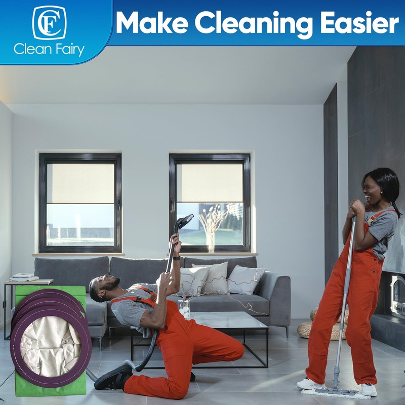 CF Clean Fairy 10pack Vacuum Bags Compatible with ProTeam Coachvac