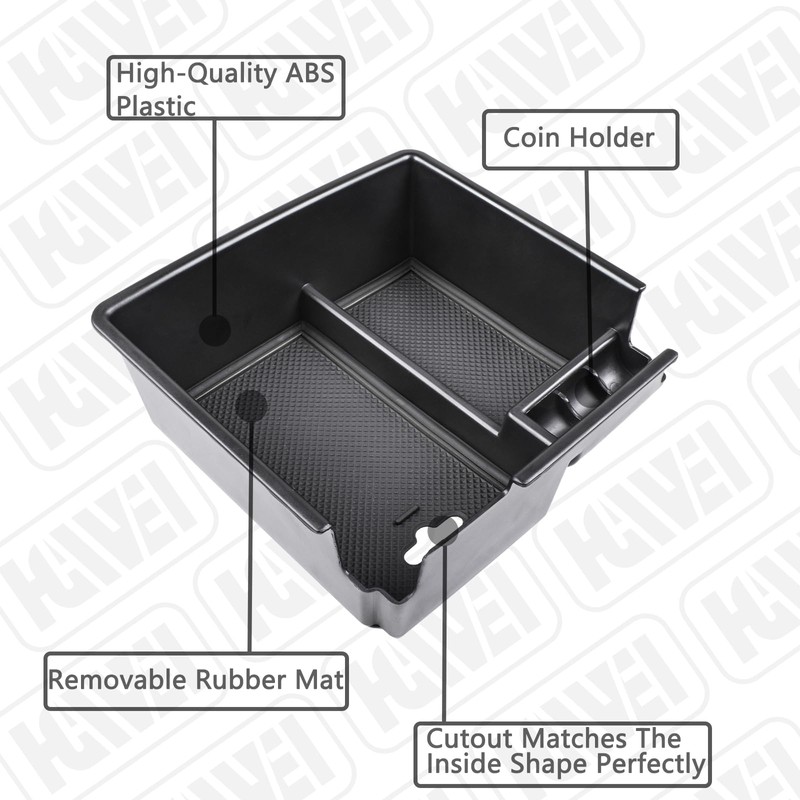 HGWEI Center Console Organizer Compatible with Ford Ranger 2019 2020
