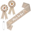 Neutral Sage Green Mom to Be Sash Baby Shower Decorations