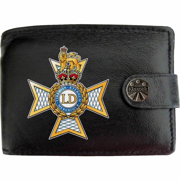 Klassek The Light Dragoons Image Men Wallet Real Leather Cap