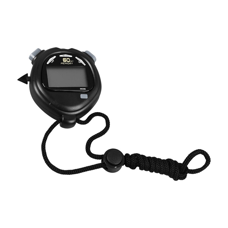 Stopwatch Timer 3 Rows and 60 Channels Larger Display Black