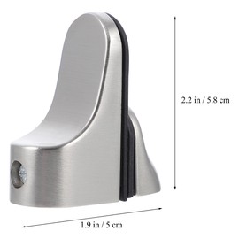 TEHAUX 4pcs Glass Shelf Bracket, Heavy Duty Clamp Holder Partition Shelf Clamps Shelf Brackets Wood Shelf Bracket Glass Wall Mount Brackets Cabinet Shelf Support for Floating Glass Shelves