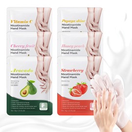 Pairs of 6 Hand Masks Moisturizing Glove,Deep Hydrating Hand Mask Gloves for Dry Hands,Non-Greasy Hand Moisturizer Gloves to Make Hands Soft and Smooth,Spa Set,Hand Care Gifts for Women Set1 (Set1)