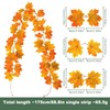 Autumn Maple Leaf Garland - 1 Pack 5.8 Ft Maple