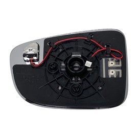 Spieg Passenger Side Mirror Glass for Mazda 3, 6 2014-2016 Heated with Blind Spot Monitoring with Backing Plate | Right Side View Mirror Glass Compatible with OE GJS3691G1