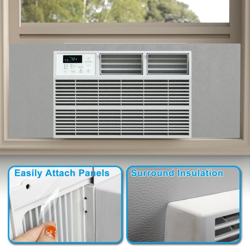 Air Jade Window Air Conditioner Side Panels, Extra Wide 4Ft