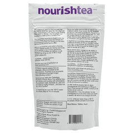 nourishtea - crimson rooibos, organic premium loose leaf tea, caffeine-free, anti-oxidants, serene tranquility and purity, 100g (pack of 1)