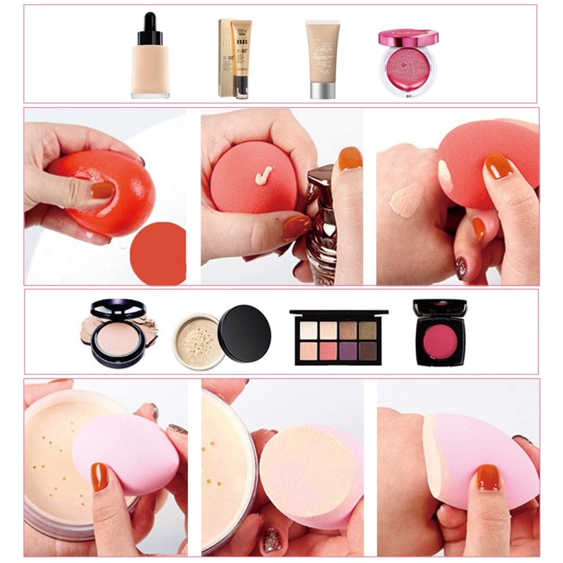 Makeup Sponge Set of 9 Multifunctional Makeup Puff Foundation Sponge