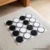 16 Pack Furniture Sliders 1.5 Inch for Carpet Black