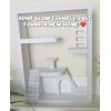 Smiski White Smiski House Display | Mini Figure Shelf Stand