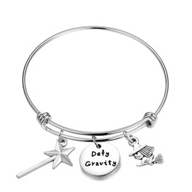 Wicked Inspired Defy Gravity Bracelet Wicked The Musical Bracelet (Silver)