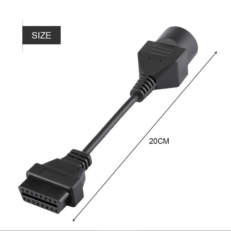OBD2 Adapter Cable, Diagnostic Cable for MAZDA 17 Pin Obd2-12V-24V
