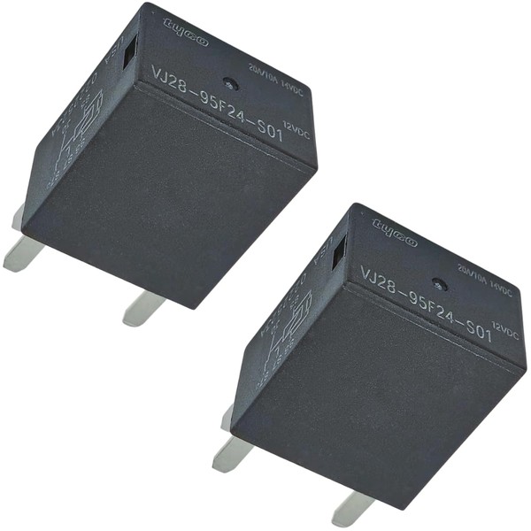 2X VJ28-95F24-S01 Relay, 12VDC 5 Pins Automotive Connectivity Relay