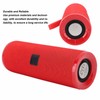 Bluetooth Speaker Red Wireless Portable Compact USB Charging Woofer Speaker