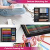 COLOUR BLOCK 151pc Professional Art Supply Set with Mixed Media
