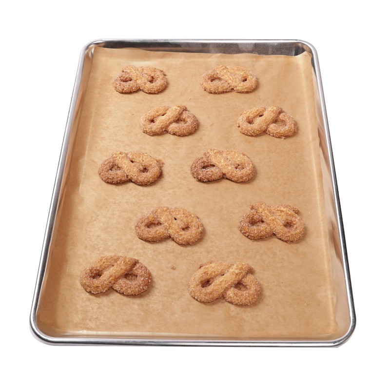 Frieling Unbleached Parchment Paper, Reusable Double-Sided Non-Stick Silicone Coating, Pre-Cut