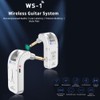 WS-1 2.4GHz Wireless Guitar System Rechargeable Audio Transmitter and Receiver