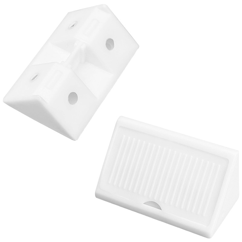 50 PCS 90 Degree Plastic Corner Braces,Plastic Corner Angle Shelf