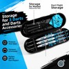 Professional Darts Set with Case 3 Pack Aluminum 22g Darts