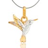 TAMI Collar de Colibrí para Mujer en Plata 925 -