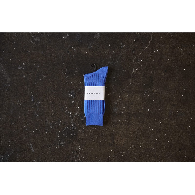 Harusaku Men's Classic Rib Socks, 1 Pair Set, Made in