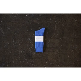 Harusaku Men's Classic Rib Socks, 1 Pair Set, Made in Japan, Formal, Business, Casual, Sports, Cotton, All Year Round, Lapis Lazuli (Blue)