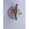 Union Jack Bell - Pewter Effect Metal Spin Bell with