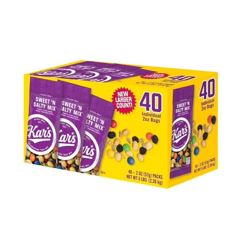 Kar's Sweet 'n Salty Trail Mix Snack Packs, 2 oz