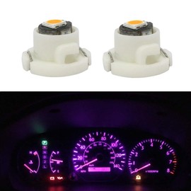 WLJH Extremely Bright Pink Instrument Cluster Panel Dash Gauge Bulbs + Climate Control Lights + Clock Light Led Kits for Lexus IS300 2001-2005, Pack of 12