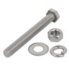 sourcing map Set of 4 304 Stainless Steel 3/8 Inch