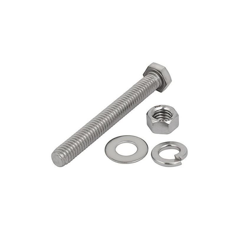 sourcing map Set of 4 304 Stainless Steel 3/8 Inch
