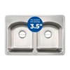 Mr. Scrappy 3.5" Sink Drain Assembly with Twist Lock Basket