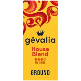 Gevalia Decaf House Blend Medium Roast Ground Coffee (12 oz Bag)